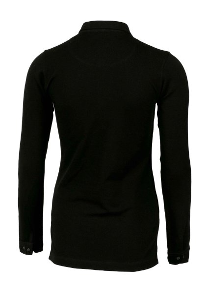 Zoom bild av Woman Deluxe longsleeve polo, black