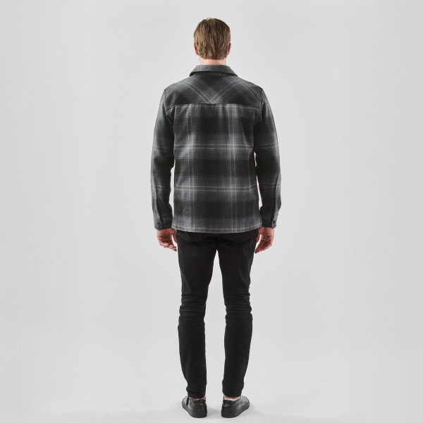 Zoom bild av Men's Highland Shacket, carbon/black