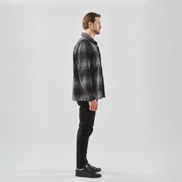 Zoom bild av Men's Highland Shacket, carbon/black