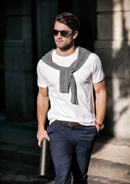 Zoom bild av The pique tee, white