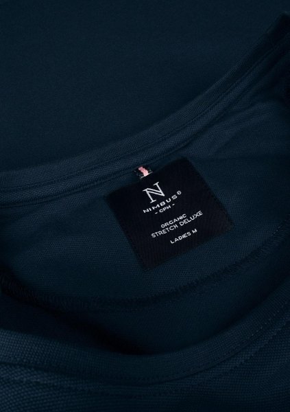 Zoom bild av Woman pique tee, navy