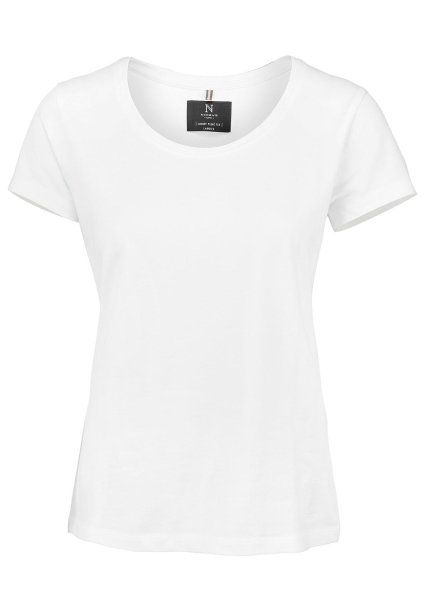 Zoom bild av Woman pique tee, white
