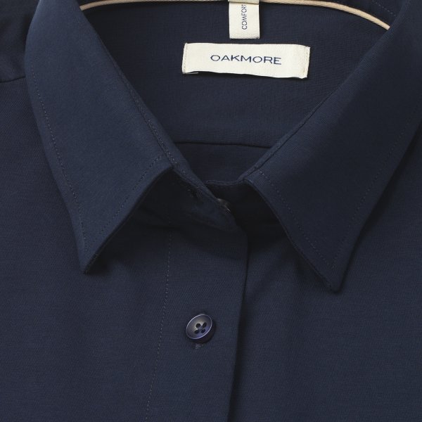 Zoom bild av Navy female super stretch shirt, comfort fit