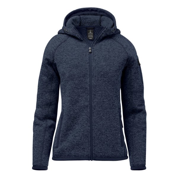 Zoom bild av Women's Avalante Full Zip Fleece Hoody, navy heather