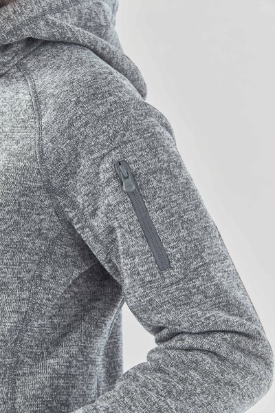 Zoom bild av Women's Avalante Full Zip Fleece Hoody, granite heather