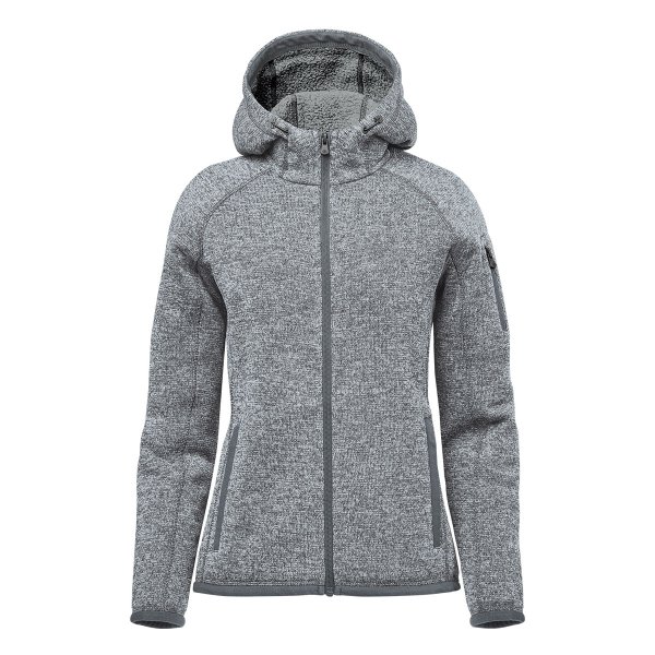 Zoom bild av Women's Avalante Full Zip Fleece Hoody, granite heather