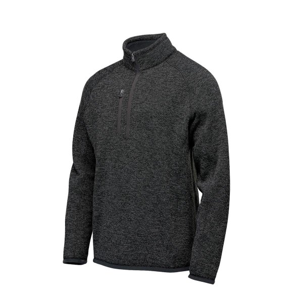 Zoom bild av Men's Avalante 1/4 Zip Pullover, black heather