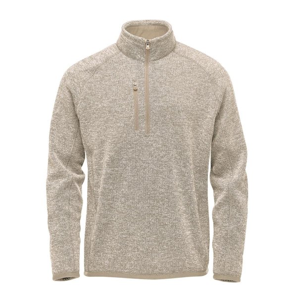 Zoom bild av Men's Avalante 1/4 Zip Pullover, oatmeal heather