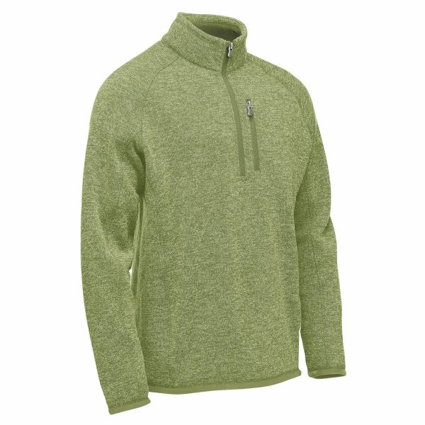 Zoom bild av Men's Avalante 1/4 Zip Pullover, sage green heather