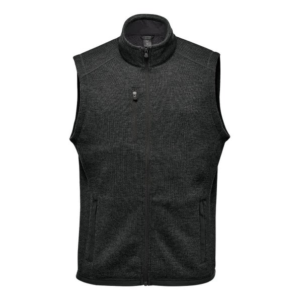 Zoom bild av Men's Avalante Full Zip Fleece Vest, black heather