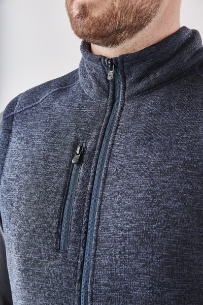 Zoom bild av Men's Avalante Full Zip Fleece Vest, navy heather