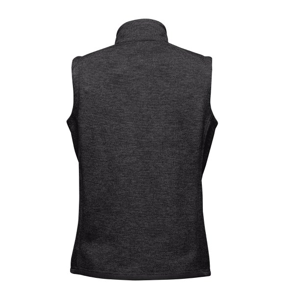 Zoom bild av Women's Avalante Full Zip Fleece Vest, black heather