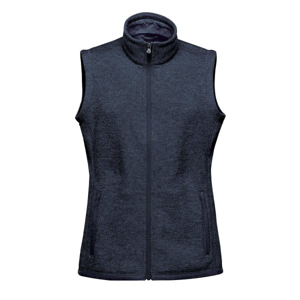 Zoom bild av Women's Avalante Full Zip Fleece Vest, navy heather