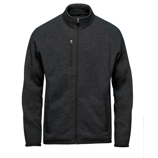 Zoom bild av Men's Avalante Full Zip Fleece Jacket, black heather