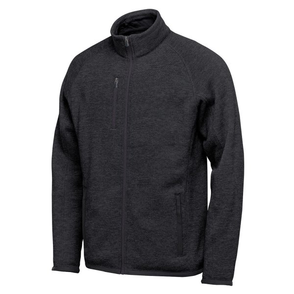 Zoom bild av Men's Avalante Full Zip Fleece Jacket, black heather
