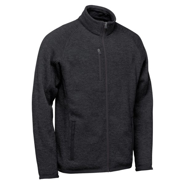 Zoom bild av Men's Avalante Full Zip Fleece Jacket, black heather