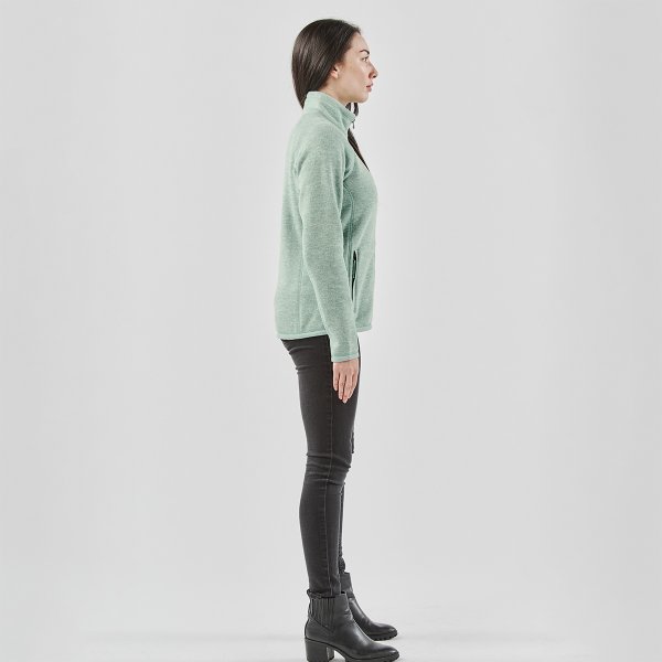 Zoom bild av Women's Avalante Full Zip Fleece Jacket, ice blue heather