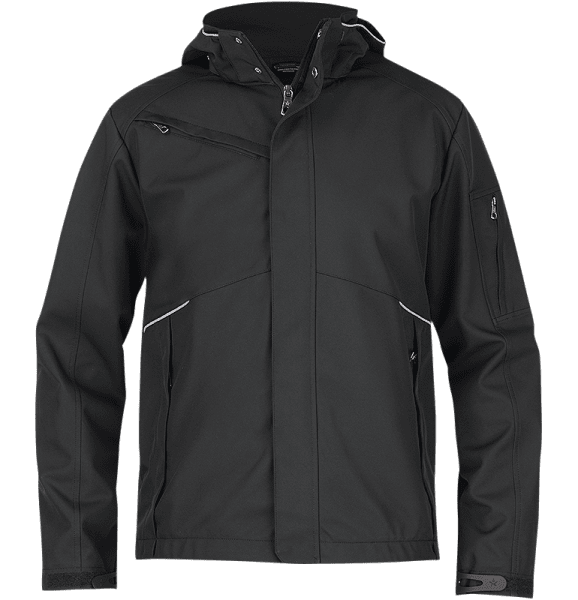 Zoom bild av Softshell Jacket 3-layer, black