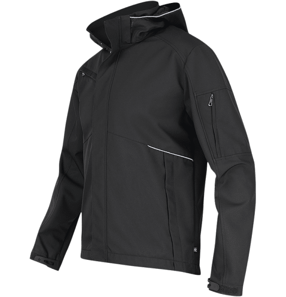 Zoom bild av Softshell Jacket 3-layer, black