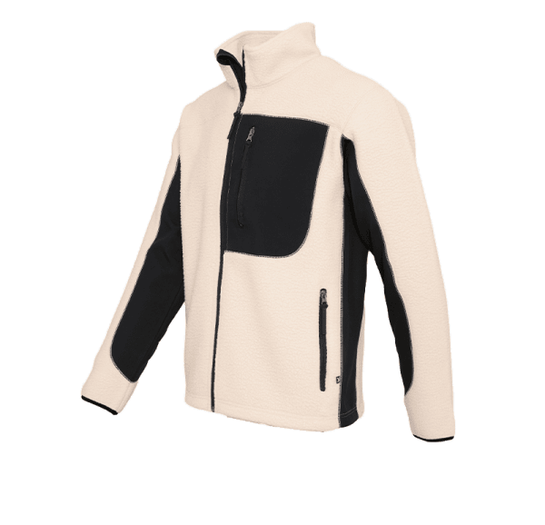 Zoom bild av Pile fleece jacket, sand/black