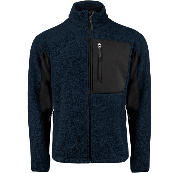 Zoom bild av Pile fleece jacket, navy/black