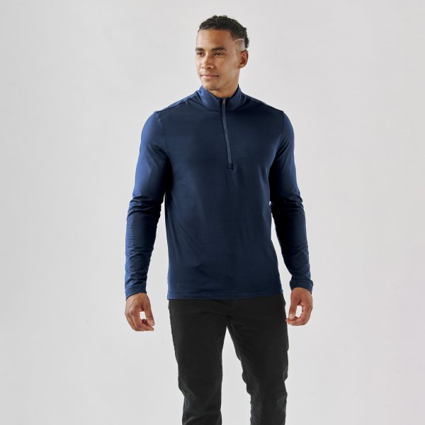 Zoom bild av Men's Zermatt 1/4 Zip Pullover, midnight/dusk