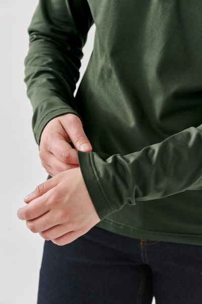 Zoom bild av Women's Zermatt 1/4 Zip Pullover, cypress/chive