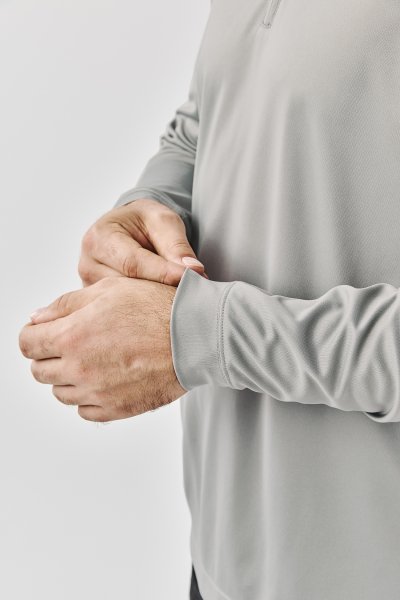 Zoom bild av Men's Monterey 1/4 Zip Pullover, steel grey