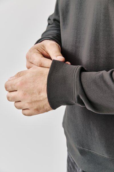 Zoom bild av Men's Stockton Fleece Crew Neck, granite