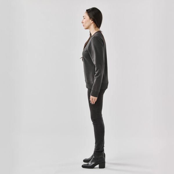 Zoom bild av Women's Stockton Fleece Crew Neck, granite
