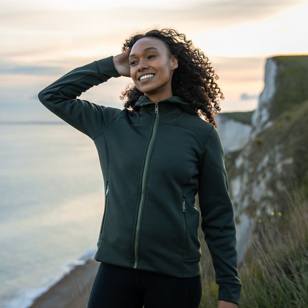 Zoom bild av Women's Antares Performance Hoody, cypress/chive