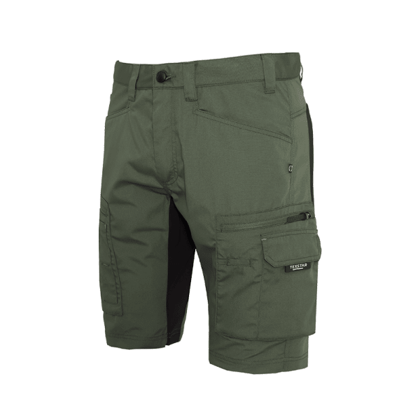 Zoom bild av Service Stretch Shorts, green/black