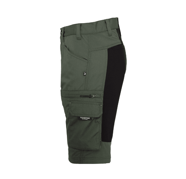 Zoom bild av Service Stretch Shorts, green/black