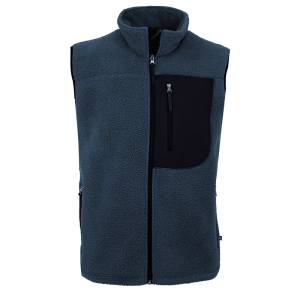 Zoom bild av Pile Fleece Vest, navy/black