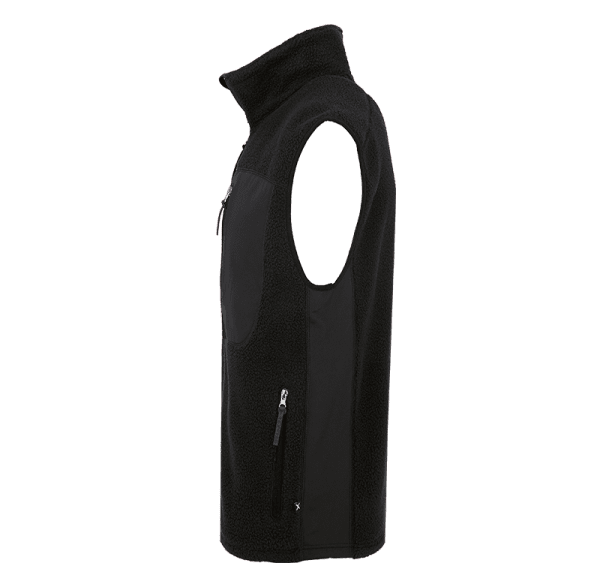 Zoom bild av Pile Fleece Vest, black