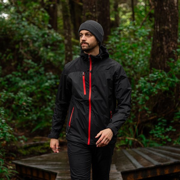 Zoom bild av Men's Olympia Shell, black/red