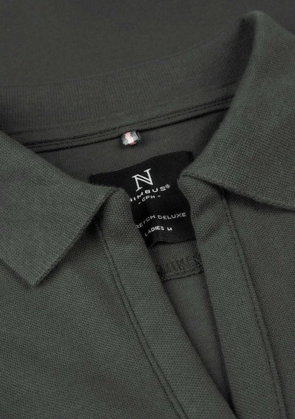 Zoom bild av Woman Stretch deluxe V-neck polo, olive