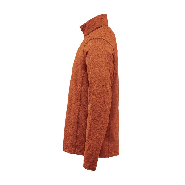 Zoom bild av Men's Treeline Performance 1/4 Zip Pullover, rust heather