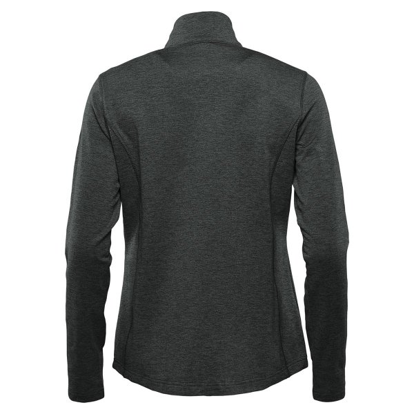 Zoom bild av Women's Treeline Performance 1/4 Zip Pullover, black heather