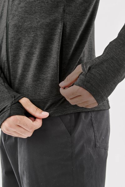 Zoom bild av Men's Treeline Performance Jacket, black heather