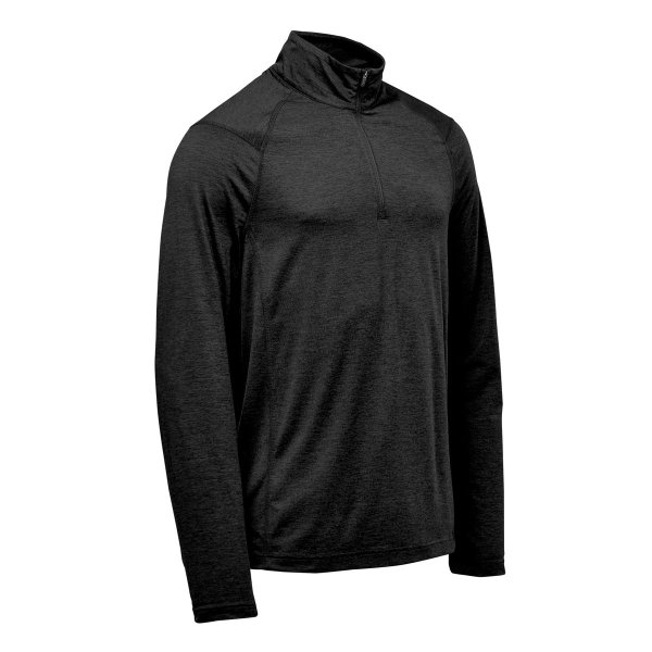 Zoom bild av Men's Milano 1/4 Zip Pullover, black