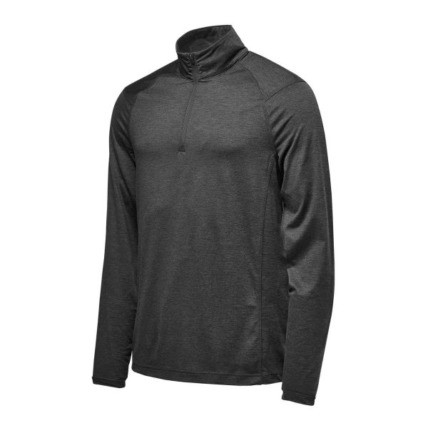 Zoom bild av Men's Milano 1/4 Zip Pullover, charcoal heather