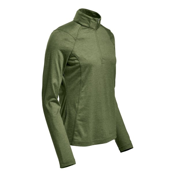 Zoom bild av Women's Milano 1/4 Zip Pullover, sage green heather