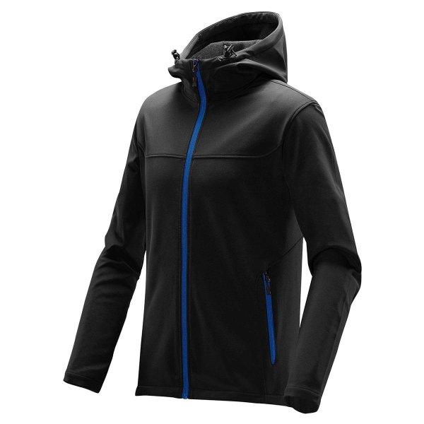 Zoom bild av Men's Orbiter Softshell Hoody, black/azur