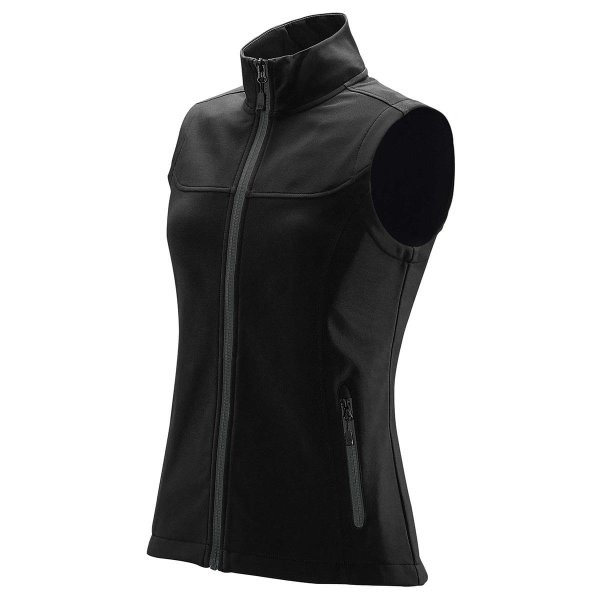 Zoom bild av Women's Orbiter Softshell Vest, black/dolphin