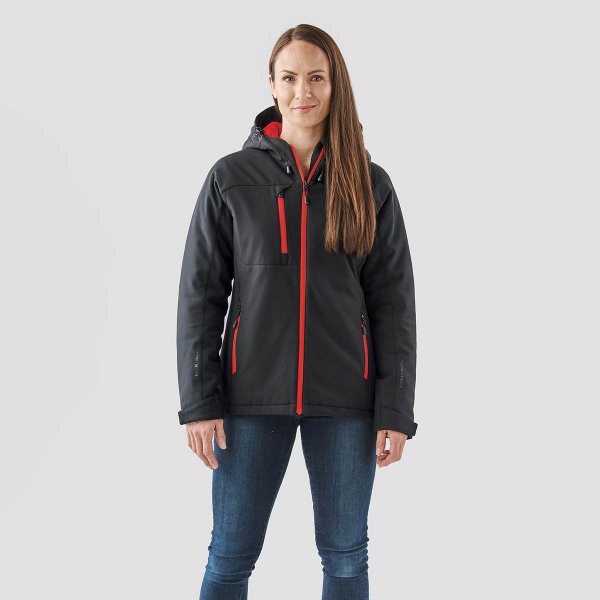 Zoom bild av Women's Orbiter Insulated Softshell, black/red