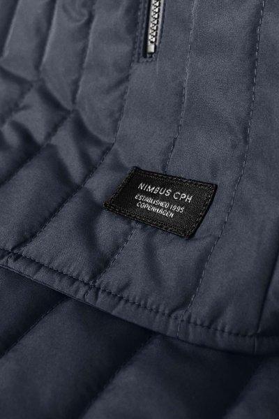 Zoom bild av Urban style quilted jacket, navy