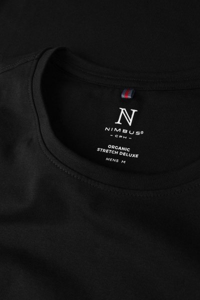 Zoom bild av Stretch tee comfort fit, black