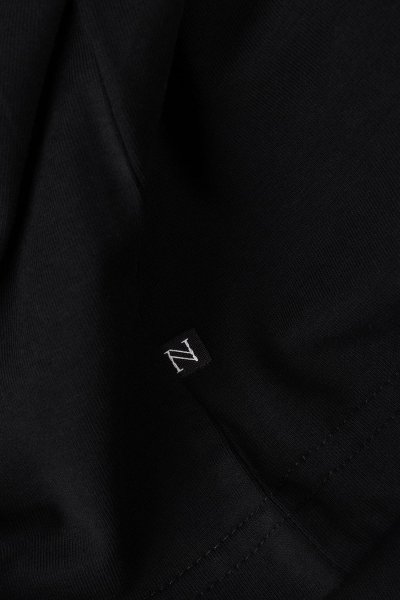 Zoom bild av Stretch tee comfort fit, black