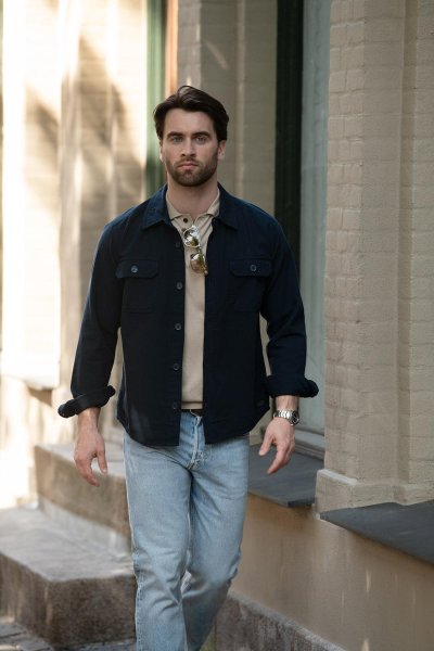 Zoom bild av Versatile overshirt, olive